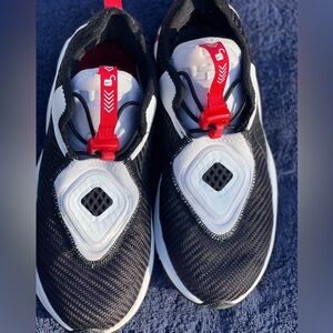 Nike Kids Black and White Athletic Shoes